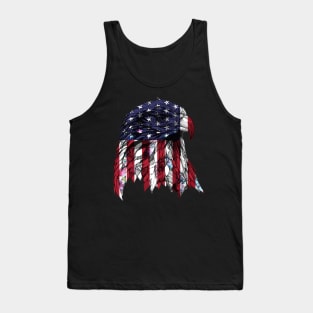 Eagle American Flag TShirt Cool Retro Vintage 4th July Tank Top